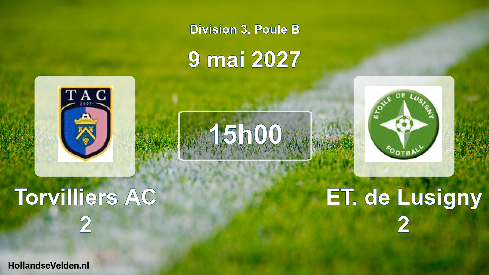 Match programmé: Torvilliers AC 2 - ET. de Lusigny 2 (9 mai 2027)
