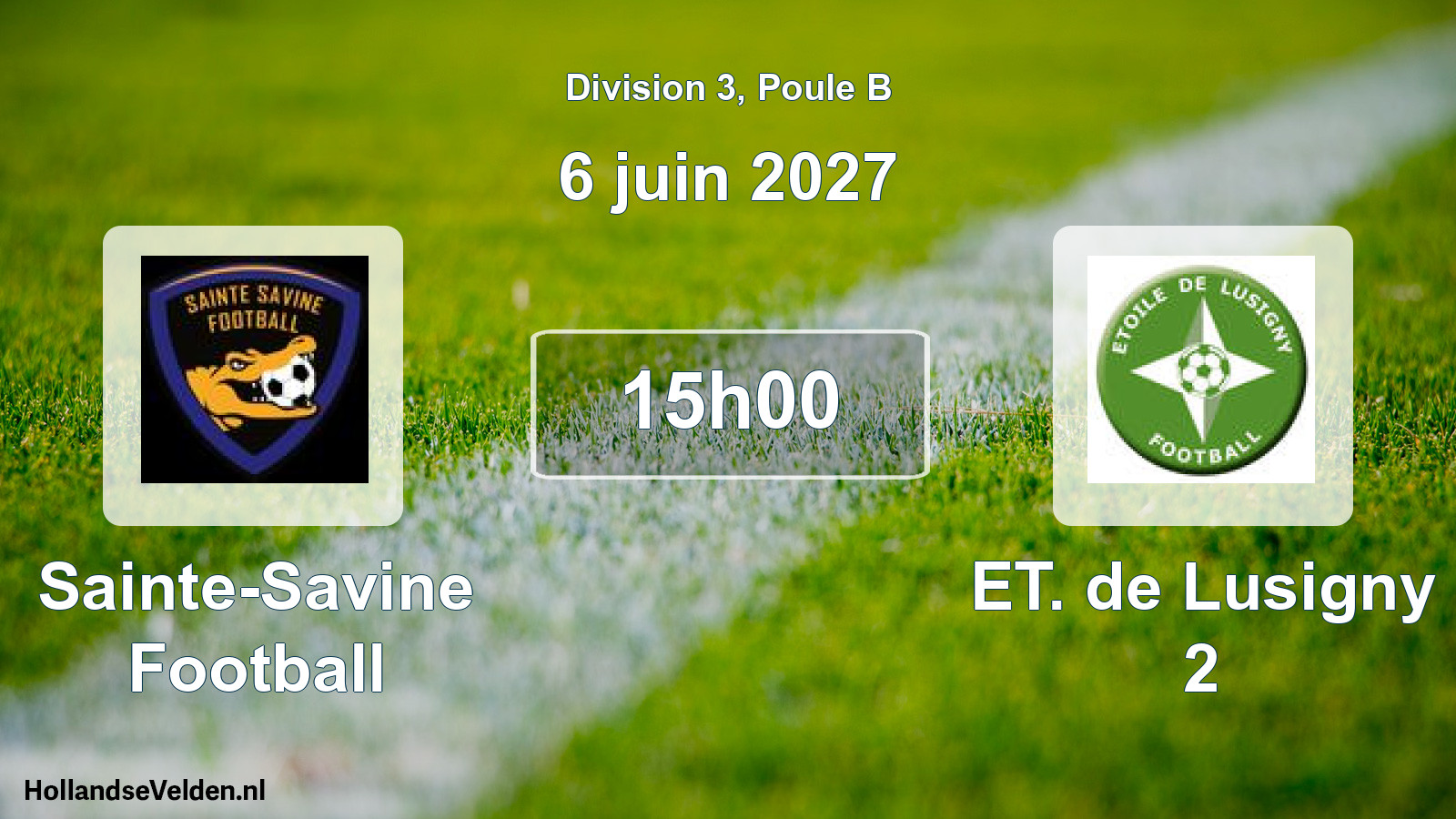 Match programmé: Sainte-Savine Football - ET. de Lusigny 2 (6 juin 2027)