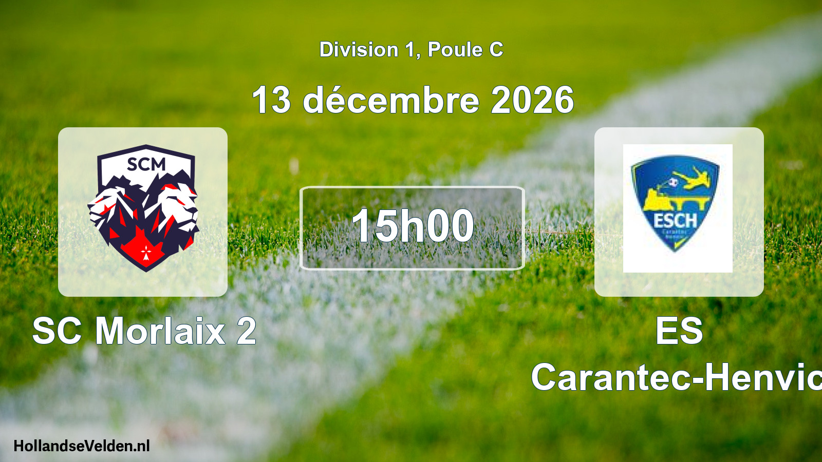 Scheduled Match: SC Morlaix 2 - ES Carantec-Henvic (13 December 2026)