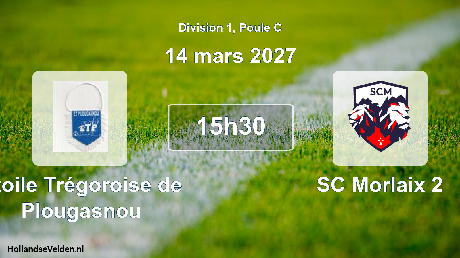 Match programmé: Etoile Trégoroise de Plougasnou - SC Morlaix 2 (14 mars 2027)