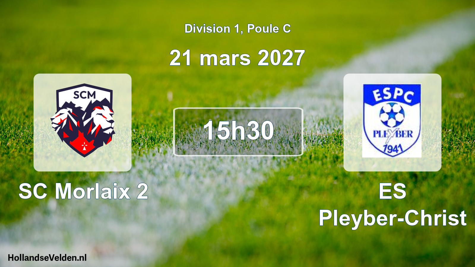 Match programmé: SC Morlaix 2 - ES Pleyber-Christ (21 mars 2027)
