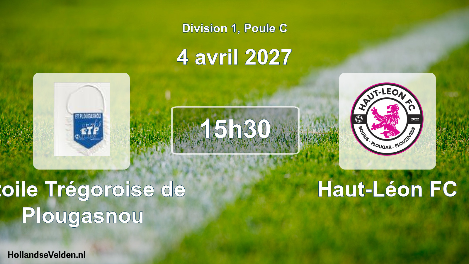 Match programmé: Etoile Trégoroise de Plougasnou - Haut-Léon FC (4 avril 2027)
