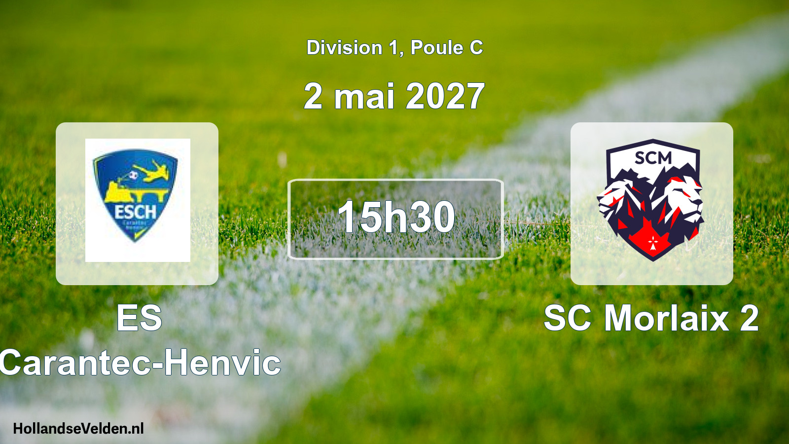 Match programmé: ES Carantec-Henvic - SC Morlaix 2 (2 mai 2027)