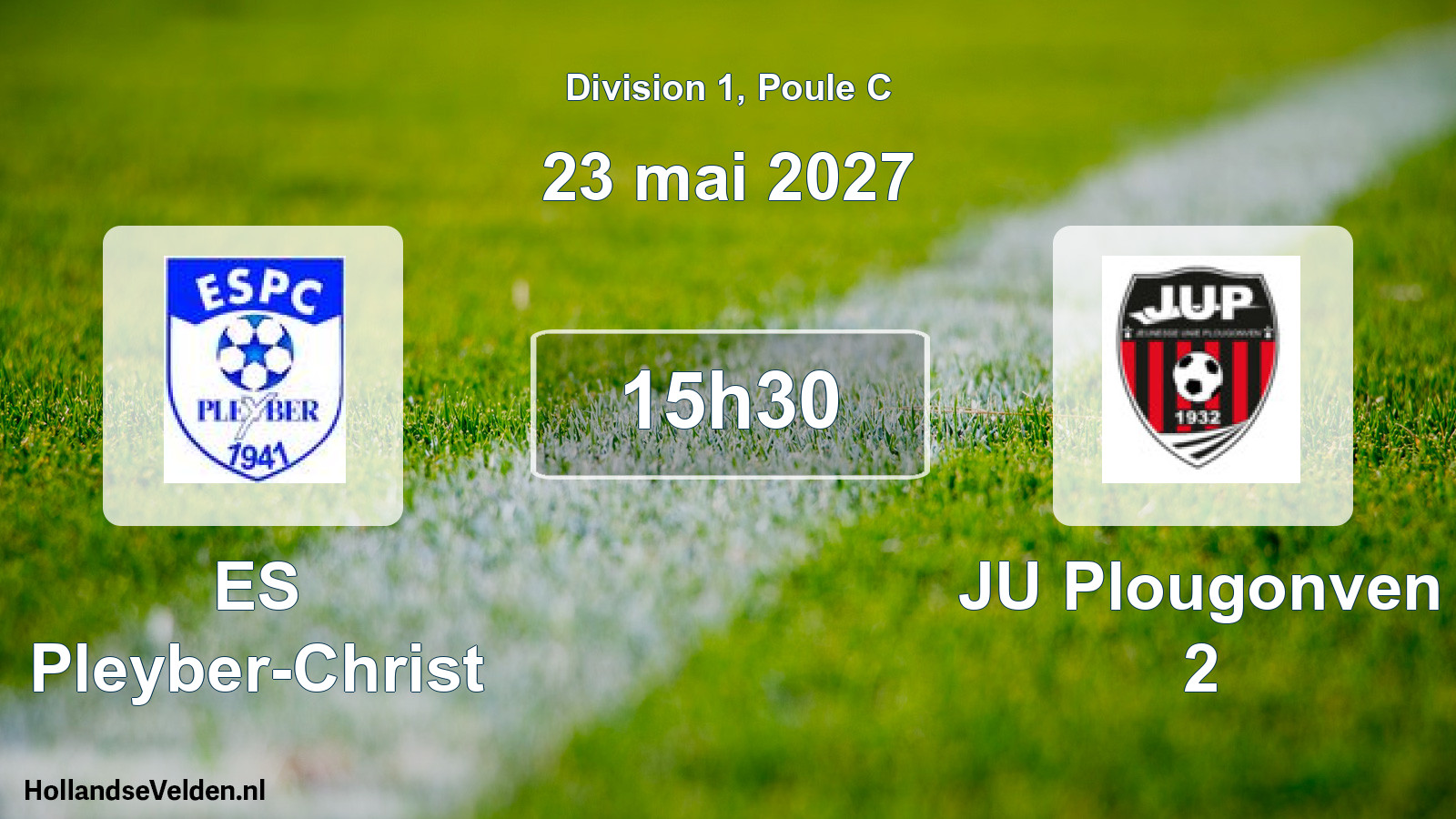 Match programmé: ES Pleyber-Christ - JU Plougonven 2 (23 mai 2027)