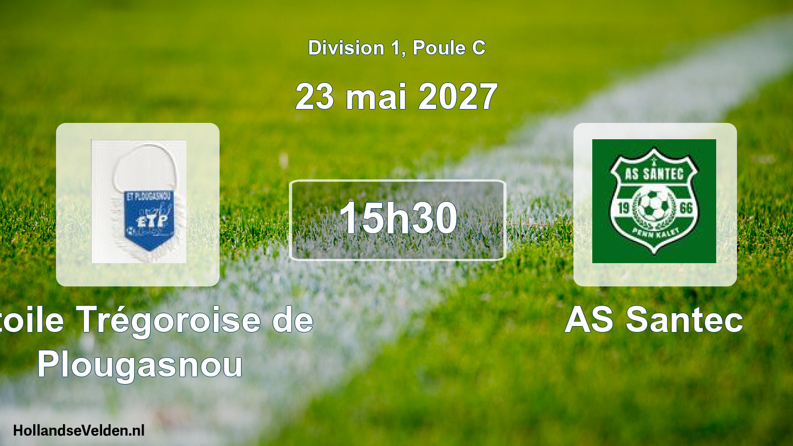 Match programmé: Etoile Trégoroise de Plougasnou - AS Santec (23 mai 2027)
