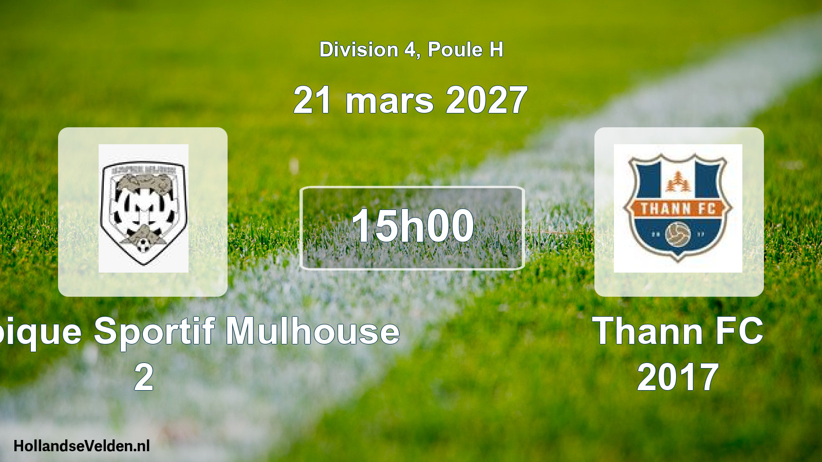 Scheduled Match: Olympique Sportif Mulhouse 2 - Thann FC 2017 (21 March 2027)