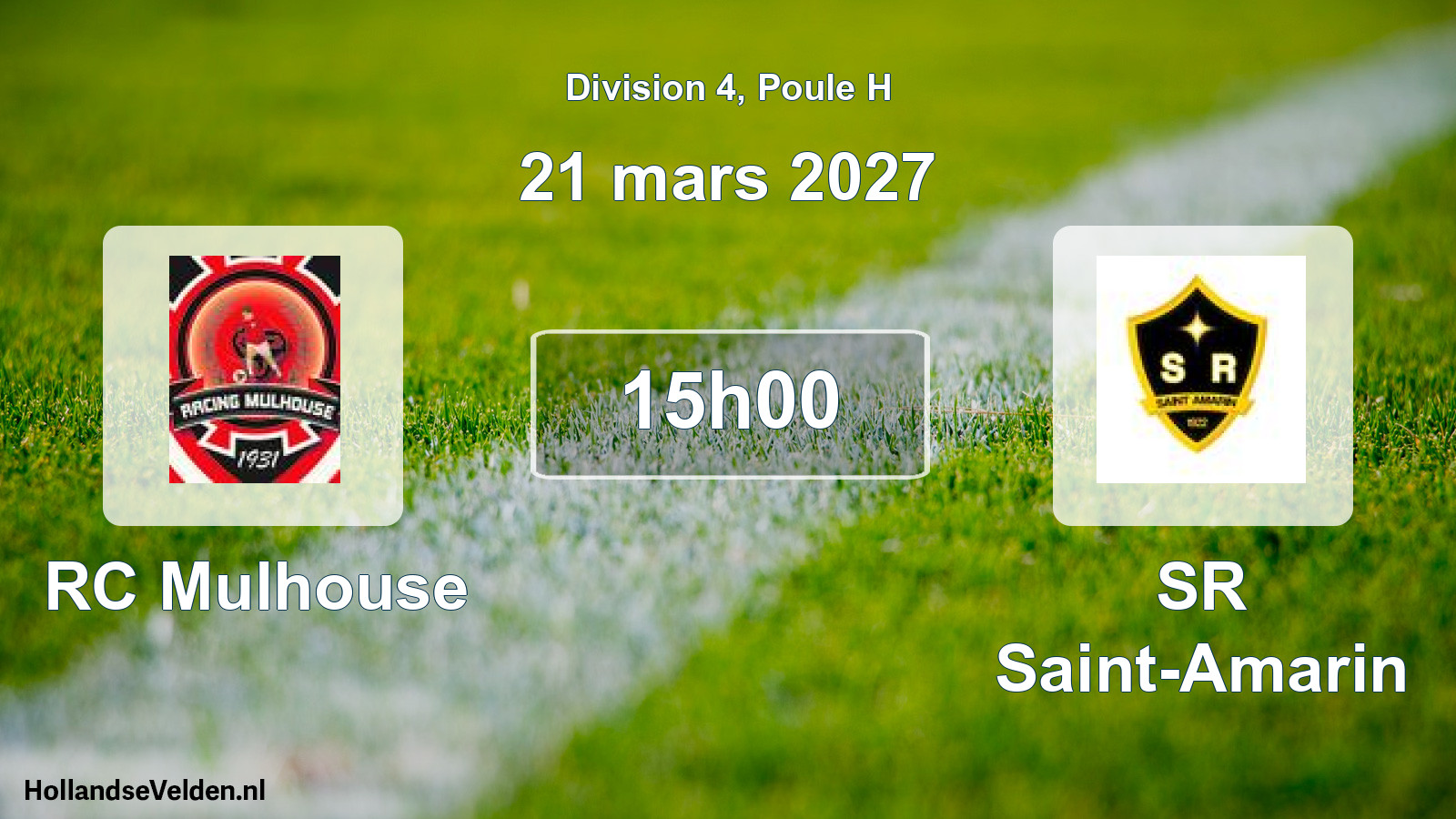 Scheduled Match: RC Mulhouse - SR Saint-Amarin (21 March 2027)