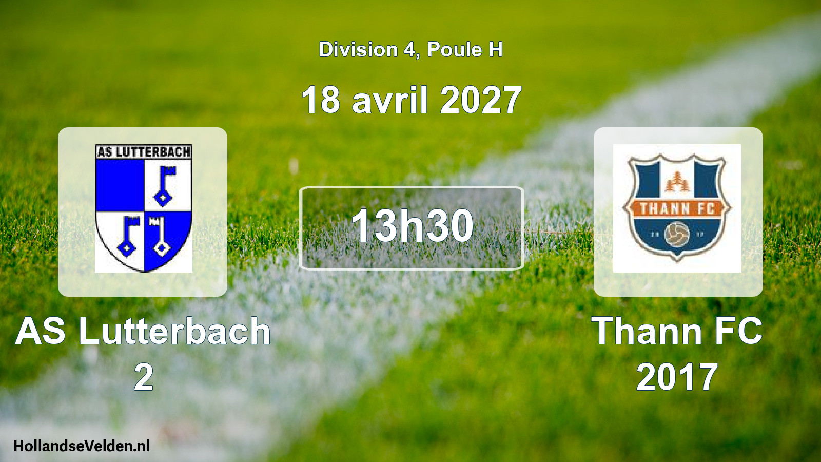 Scheduled Match: AS Lutterbach 2 - Thann FC 2017 (18 April 2027)