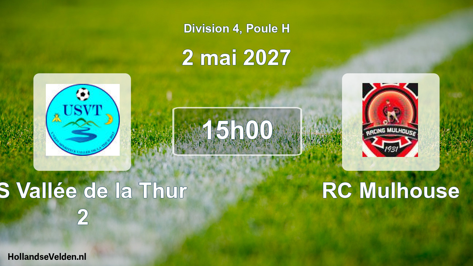 Scheduled Match: US Vallée de la Thur 2 - RC Mulhouse (2 May 2027)