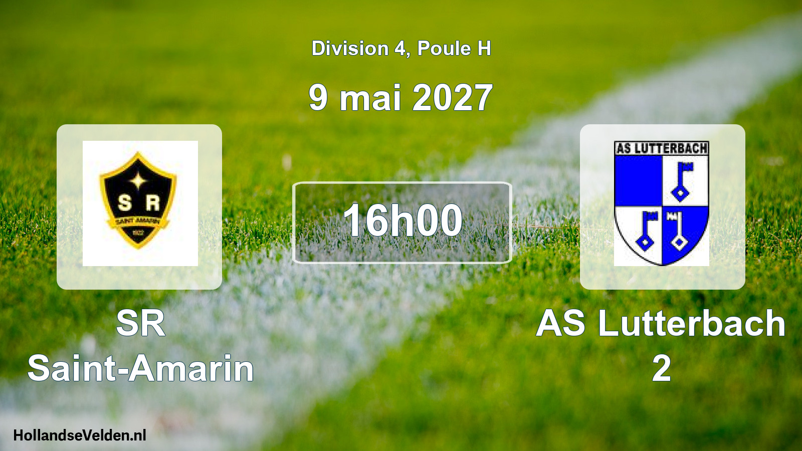Scheduled Match: SR Saint-Amarin - AS Lutterbach 2 (9 May 2027)
