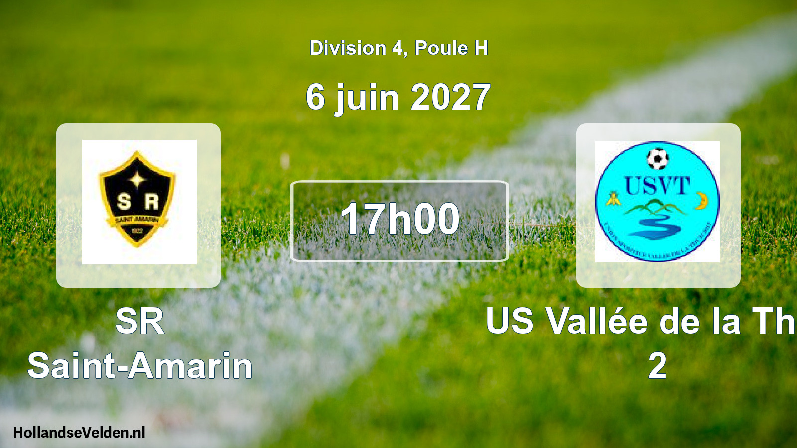 Match programmé: SR Saint-Amarin - US Vallée de la Thur 2 (6 juin 2027)