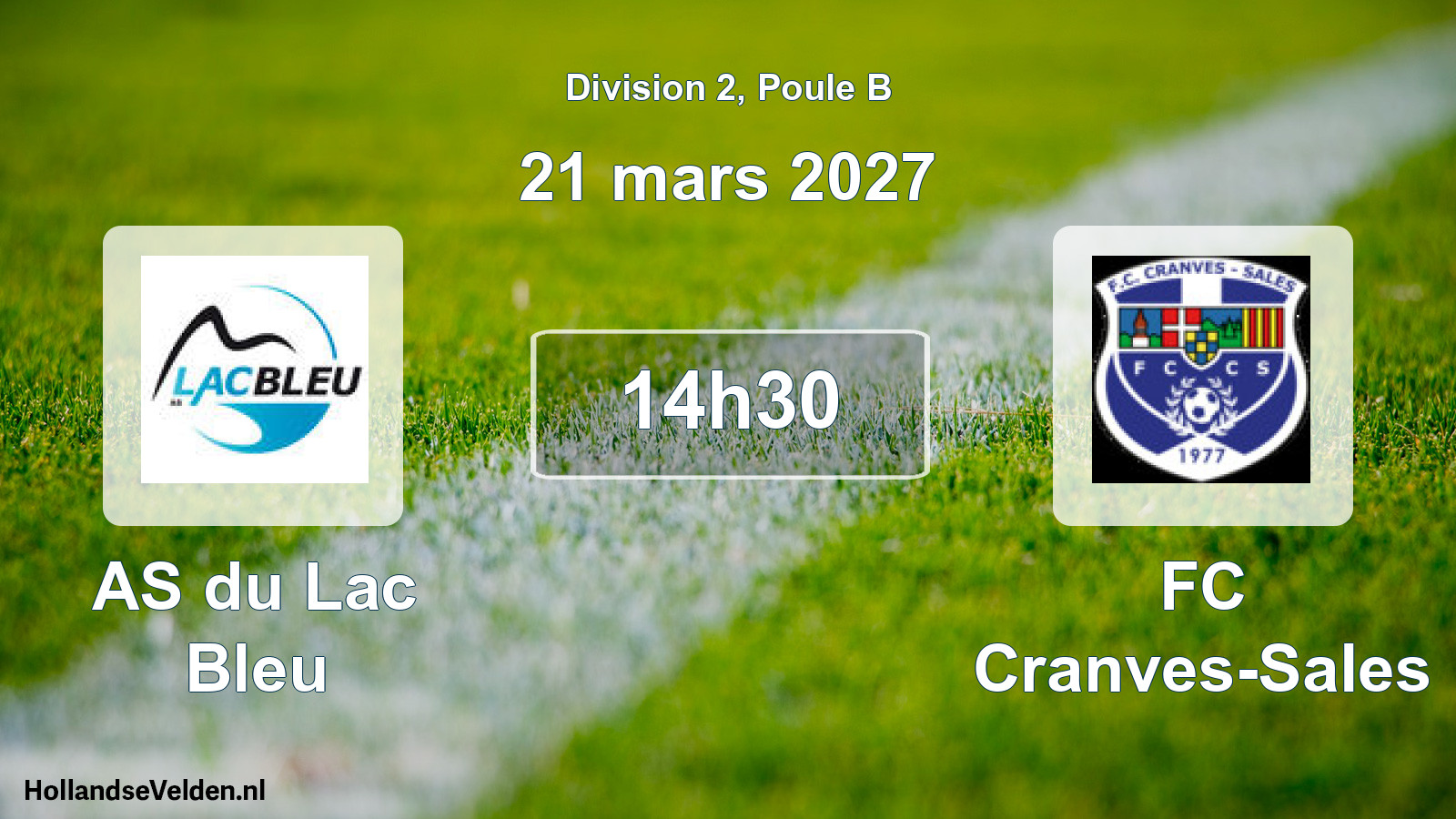 Match programmé: AS du Lac Bleu - FC Cranves-Sales (21 mars 2027)