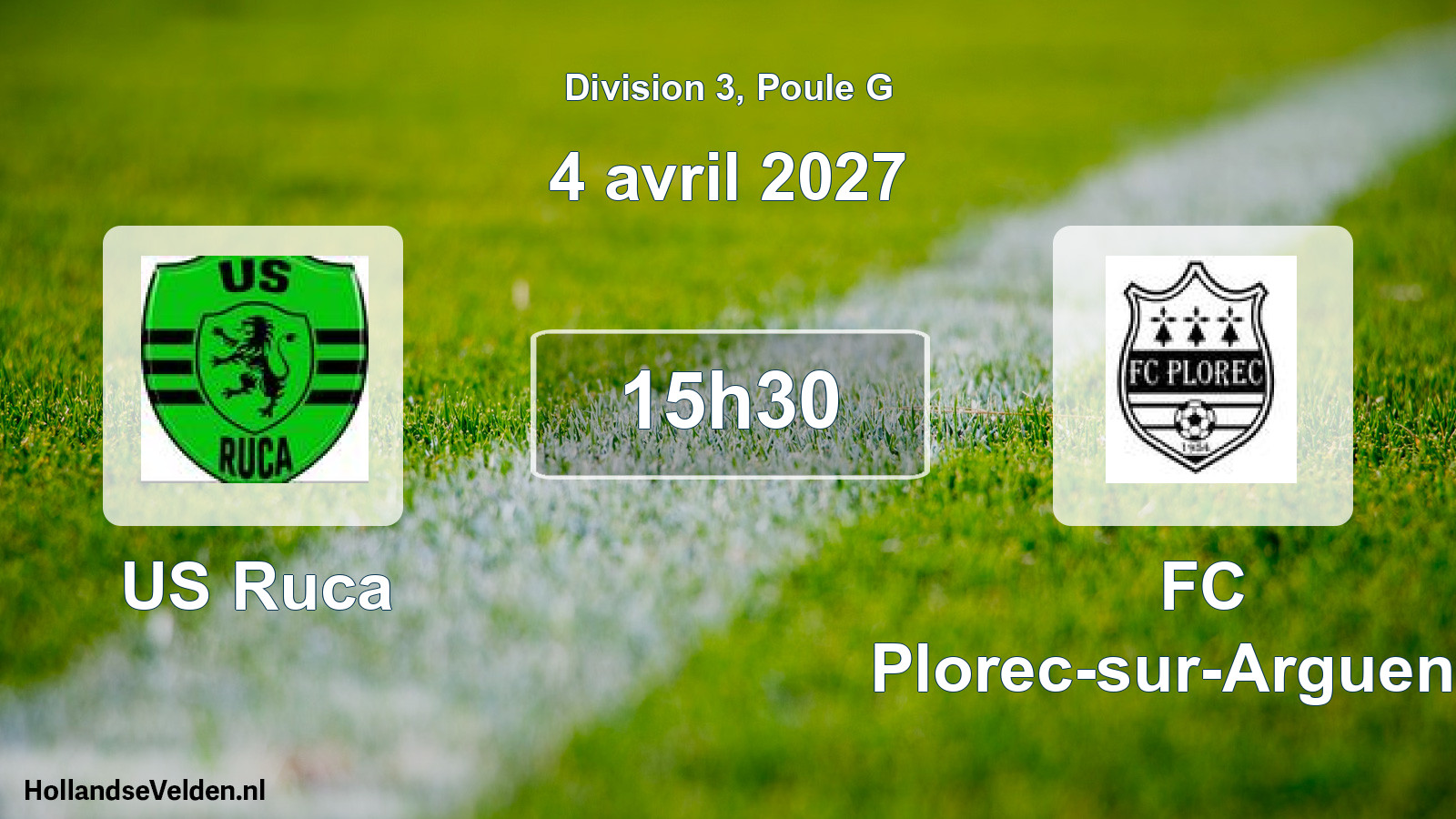 Match programmé: US Ruca - FC Plorec-sur-Arguenon (4 avril 2027)