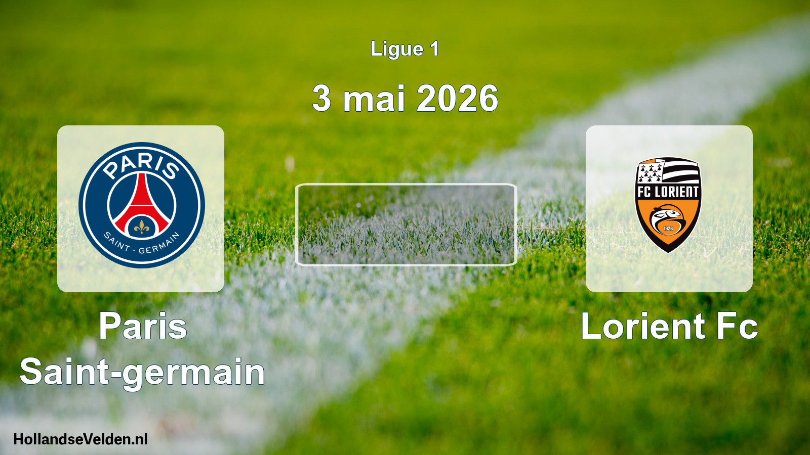 Scheduled Match: Paris Saint-germain - Lorient Fc (3 May 2026)