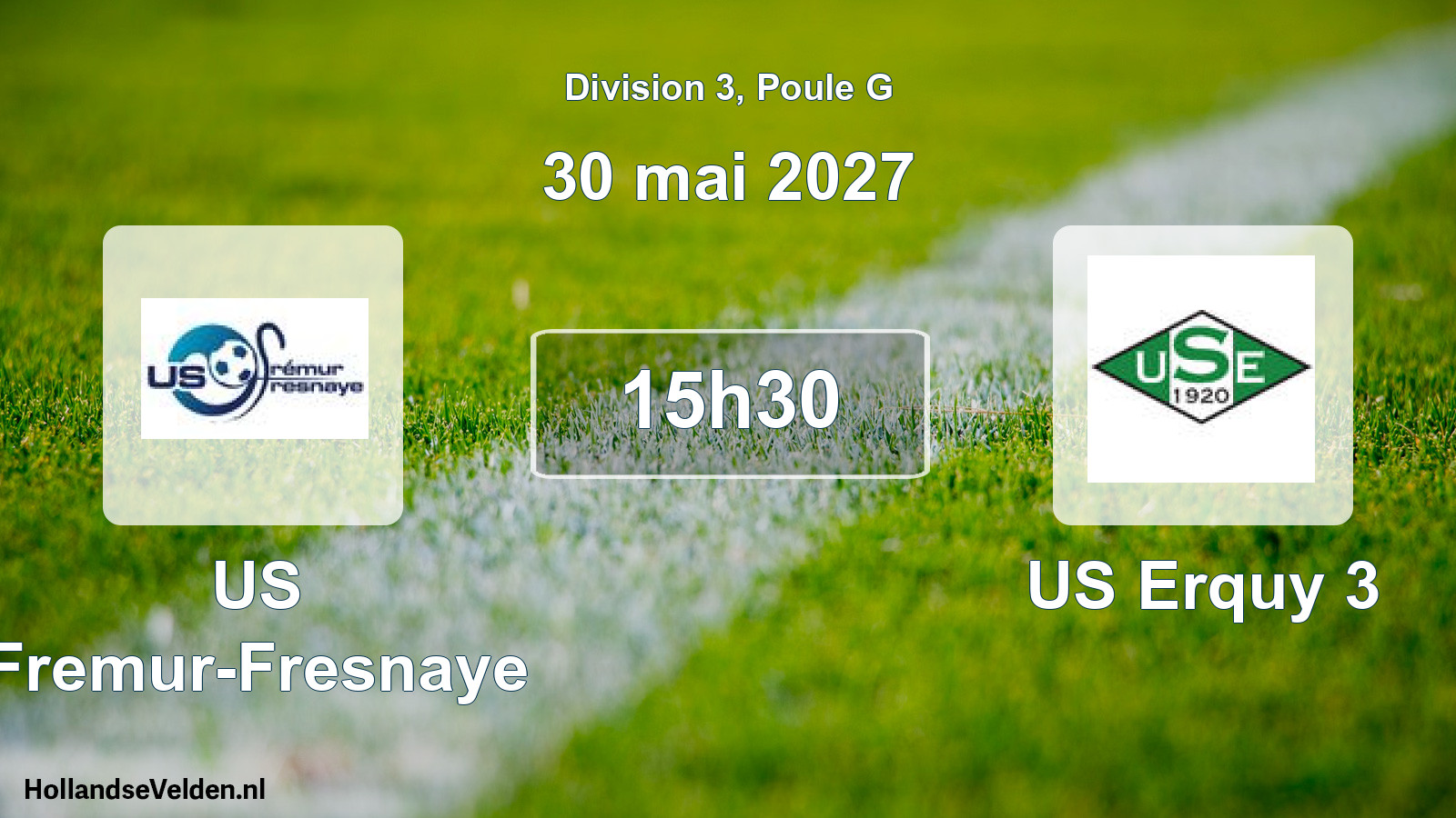 Match programmé: US Fremur-Fresnaye - US Erquy 3 (30 mai 2027)