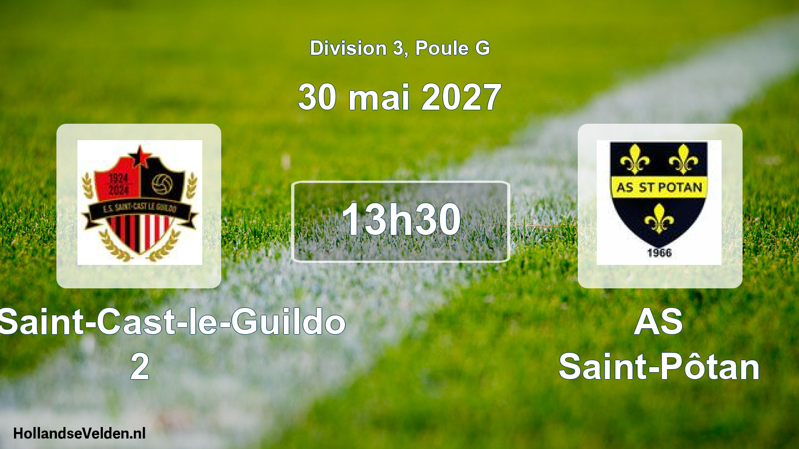 Match programmé: ES Saint-Cast-le-Guildo 2 - AS Saint-Pôtan (30 mai 2027)