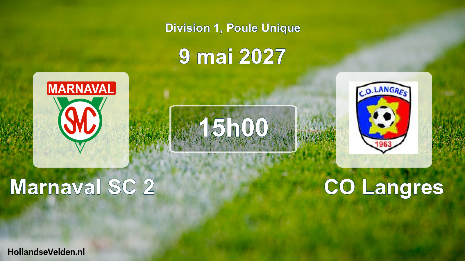 Match programmé: Marnaval SC 2 - CO Langres (9 mai 2027)
