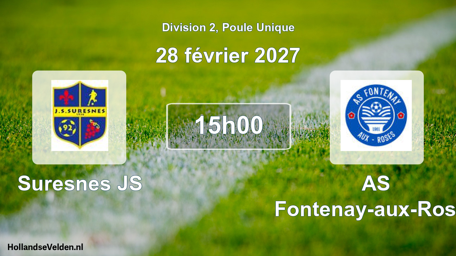 Scheduled Match: Suresnes JS - AS Fontenay-aux-Roses (28 February 2027)