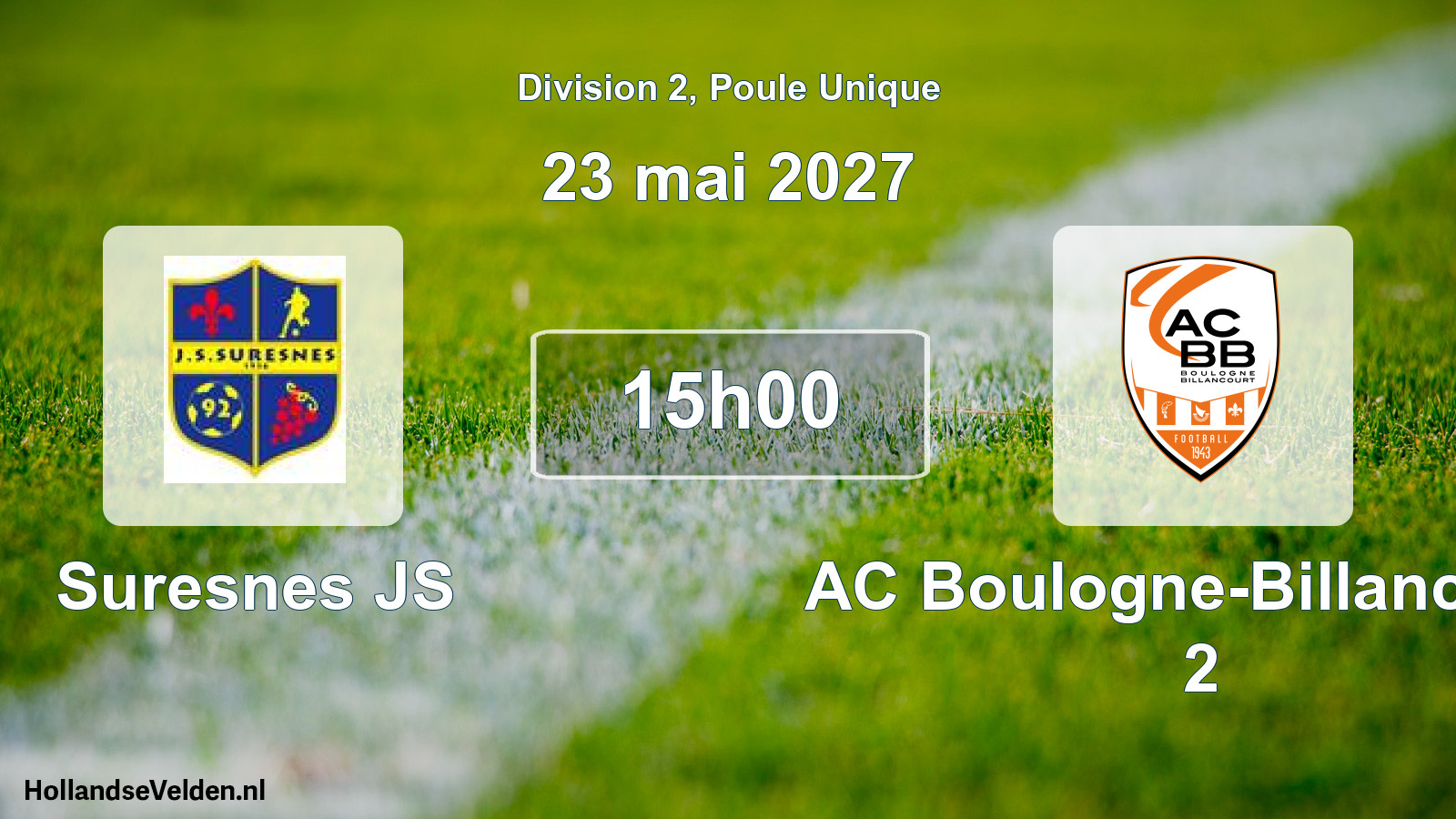 Scheduled Match: Suresnes JS - AC Boulogne-Billancourt 2 (23 May 2027)