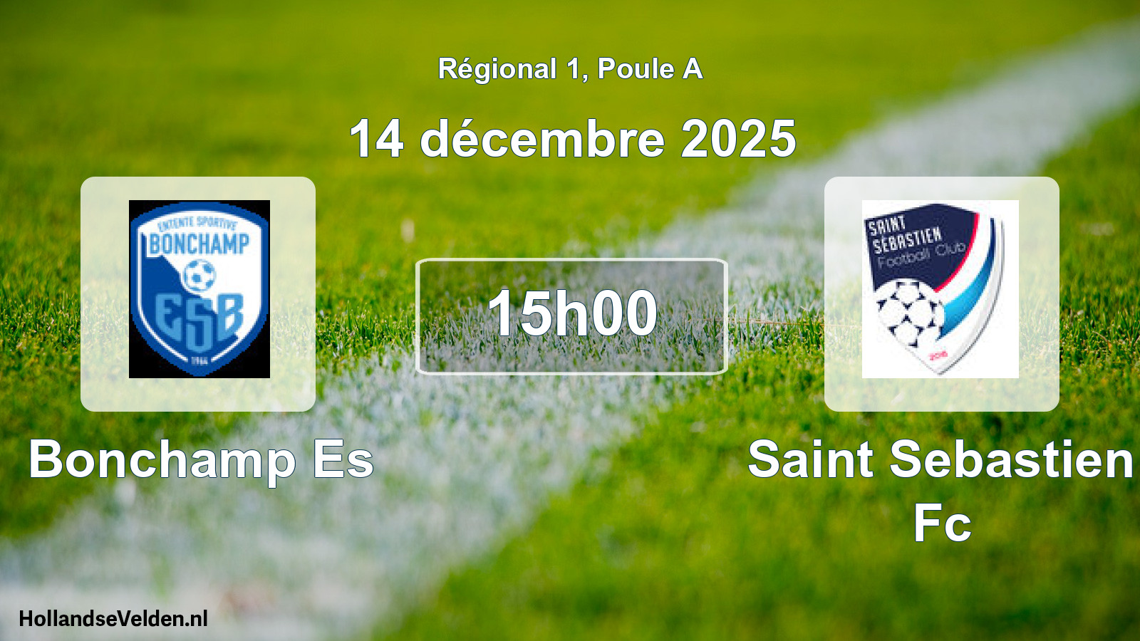 Scheduled Match: Bonchamp Es - Saint Sebastien Fc (14 December 2025)