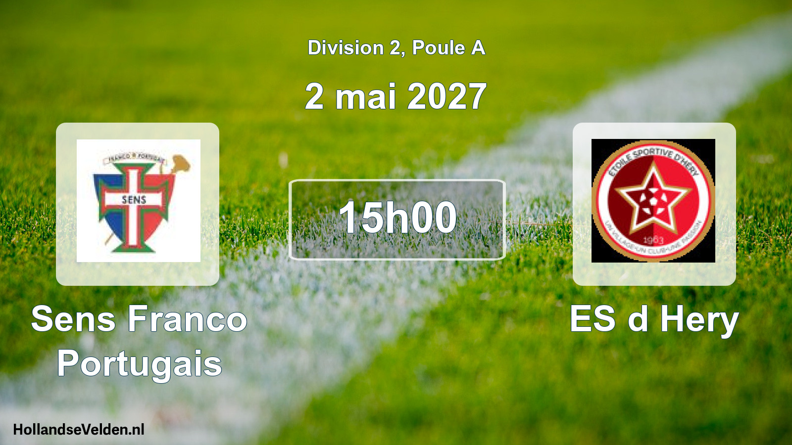 Match programmé: Sens Franco Portugais - ES d Hery (2 mai 2027)