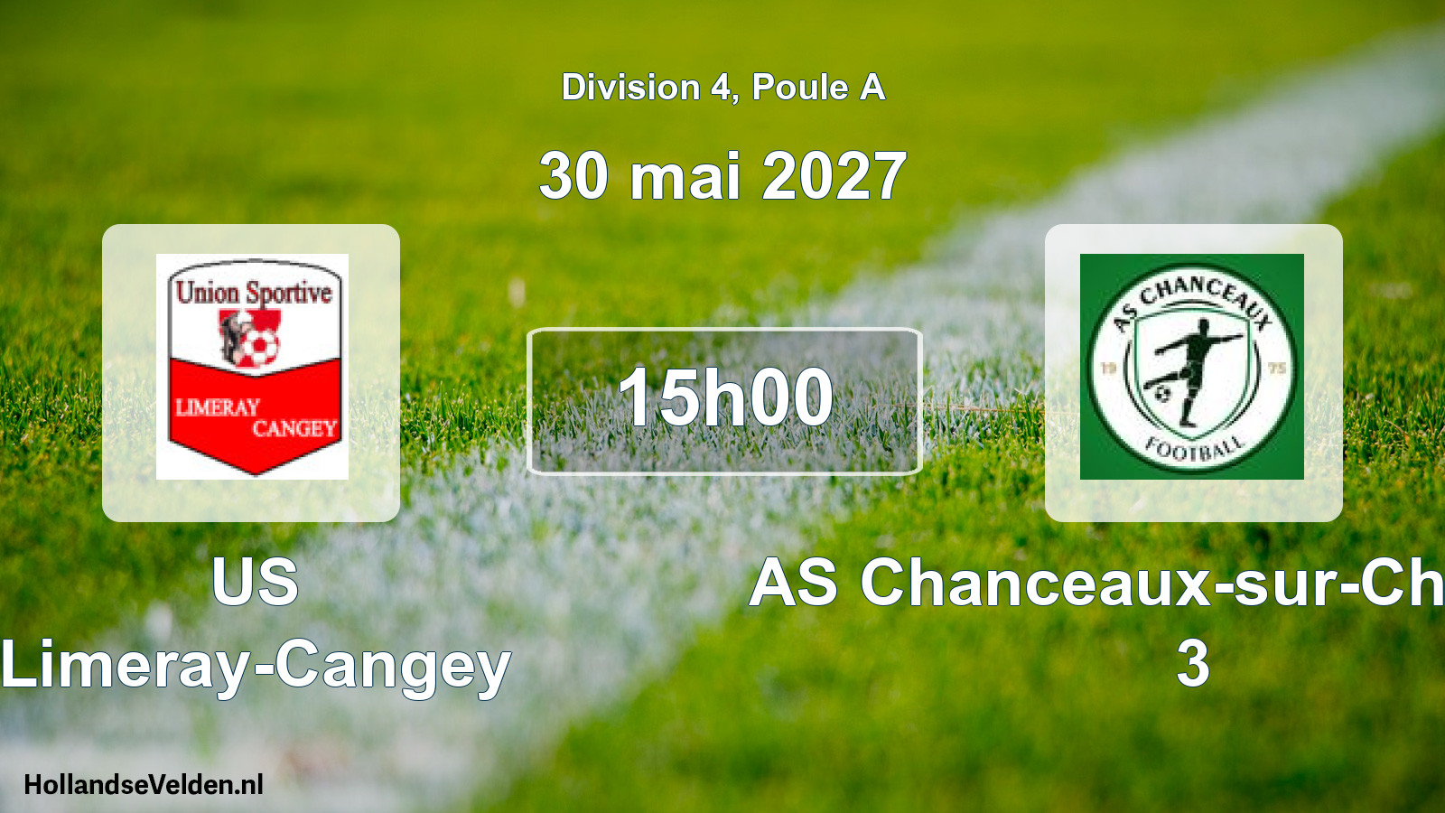 Scheduled Match: US Limeray-Cangey - AS Chanceaux-sur-Choisille 3 (30 May 2027)