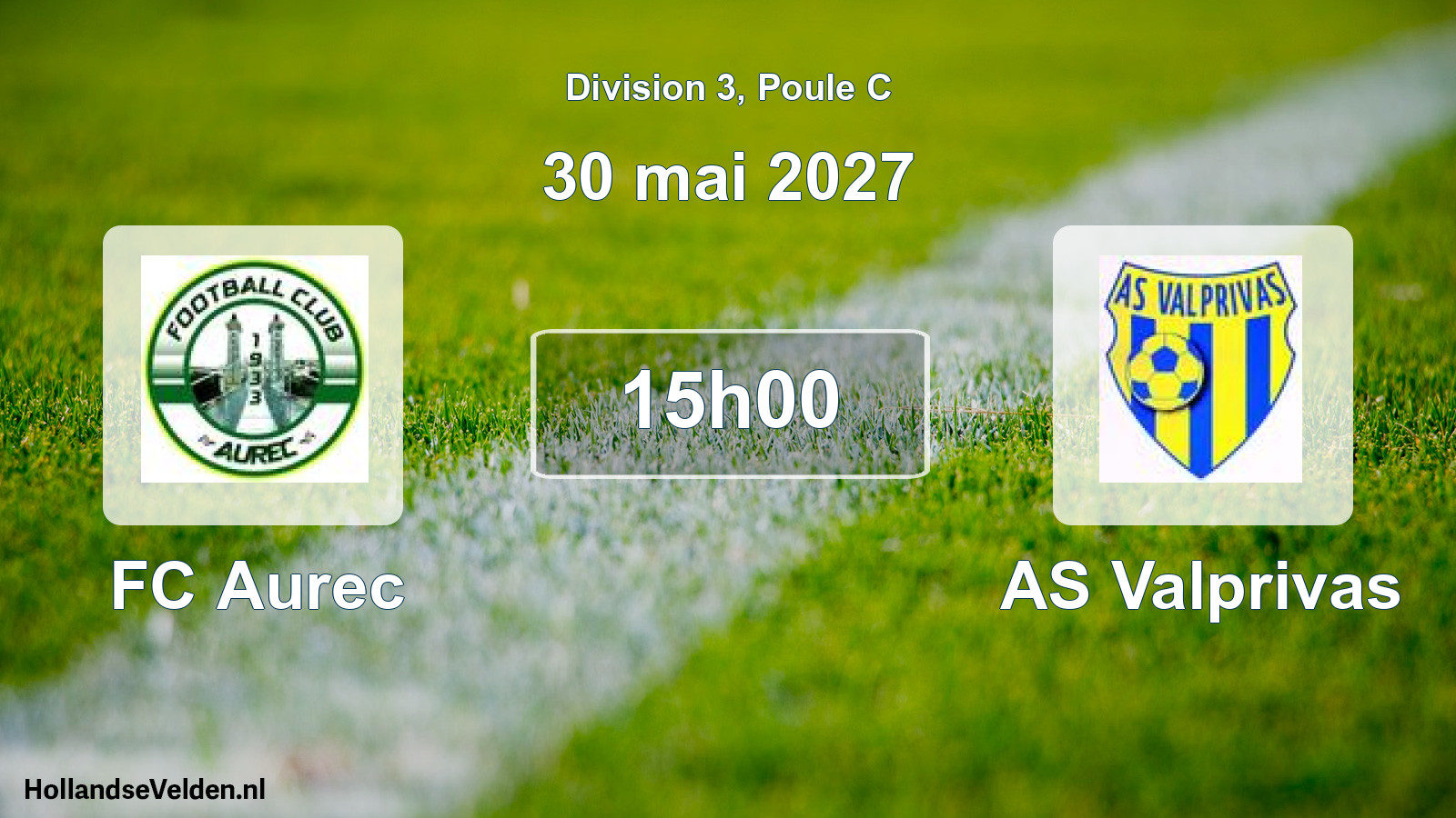 Match programmé: FC Aurec - AS Valprivas (30 mai 2027)