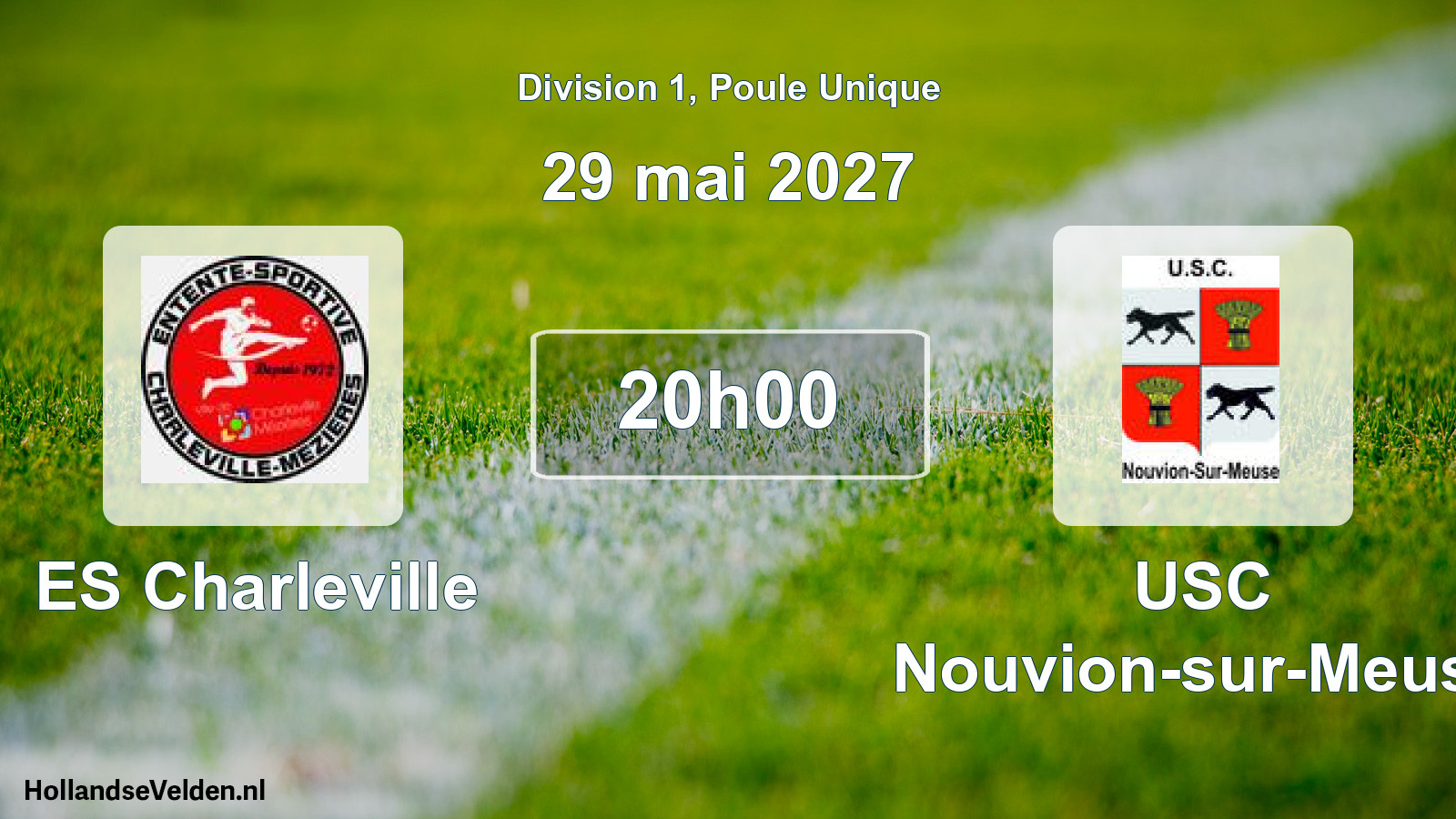 Geplande wedstrijd: ES Charleville - USC Nouvion-sur-Meuse (29 mei 2027)