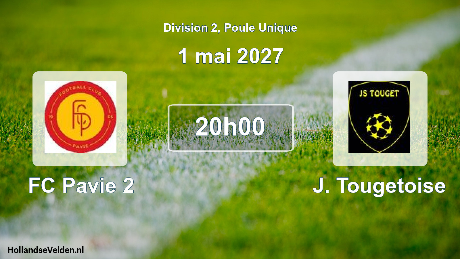 Geplande wedstrijd: FC Pavie 2 - J. Tougetoise (1 mei 2027)