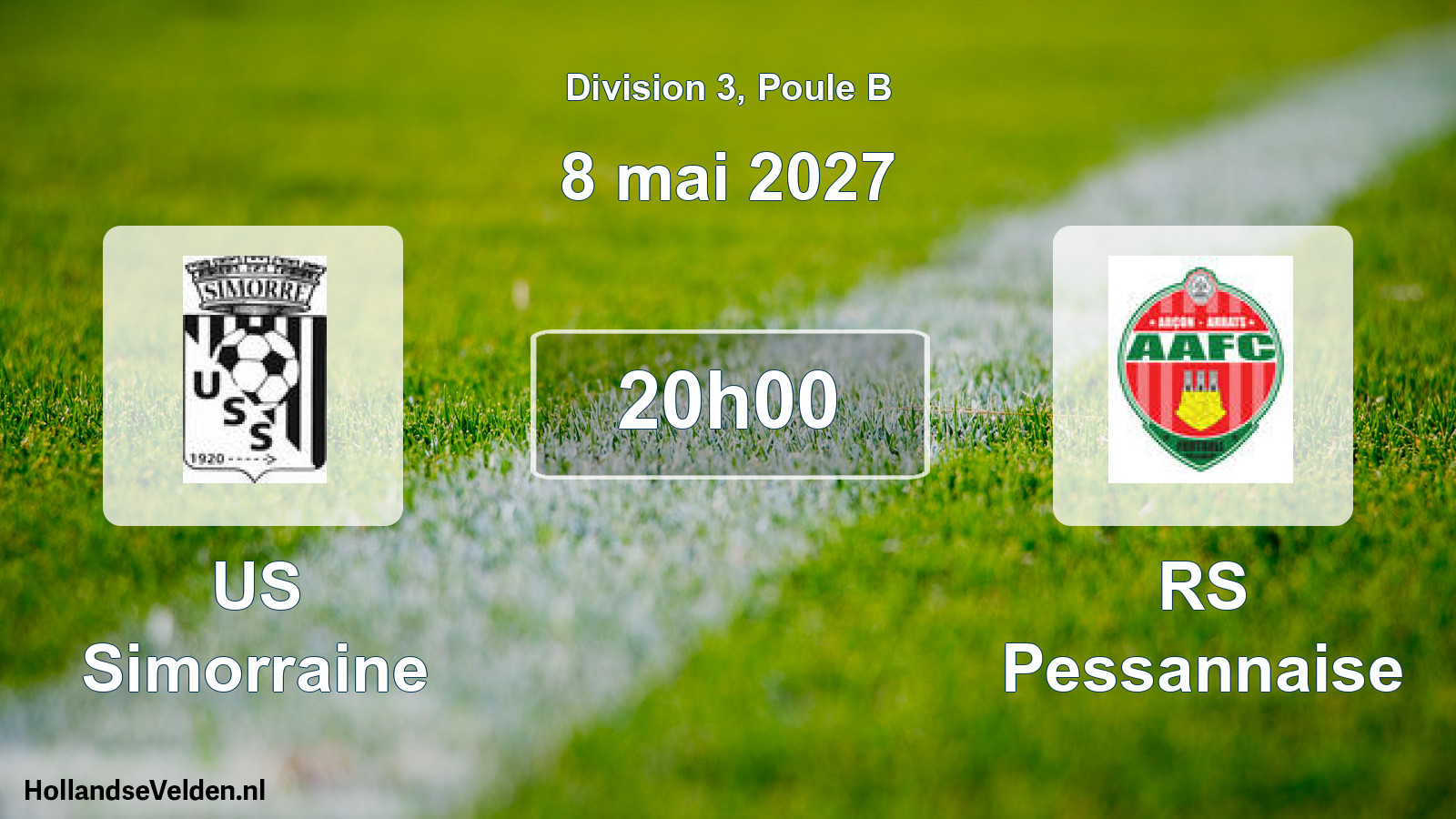 Scheduled Match: US Simorraine - RS Pessannaise (8 May 2027)