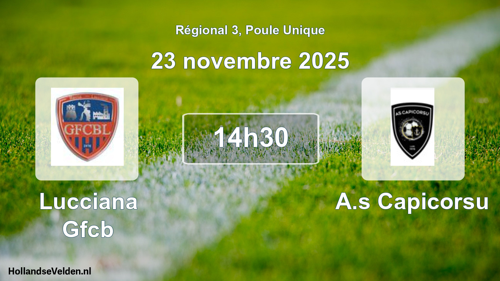 Scheduled Match: Lucciana Gfcb - A.s Capicorsu (23 November 2025)