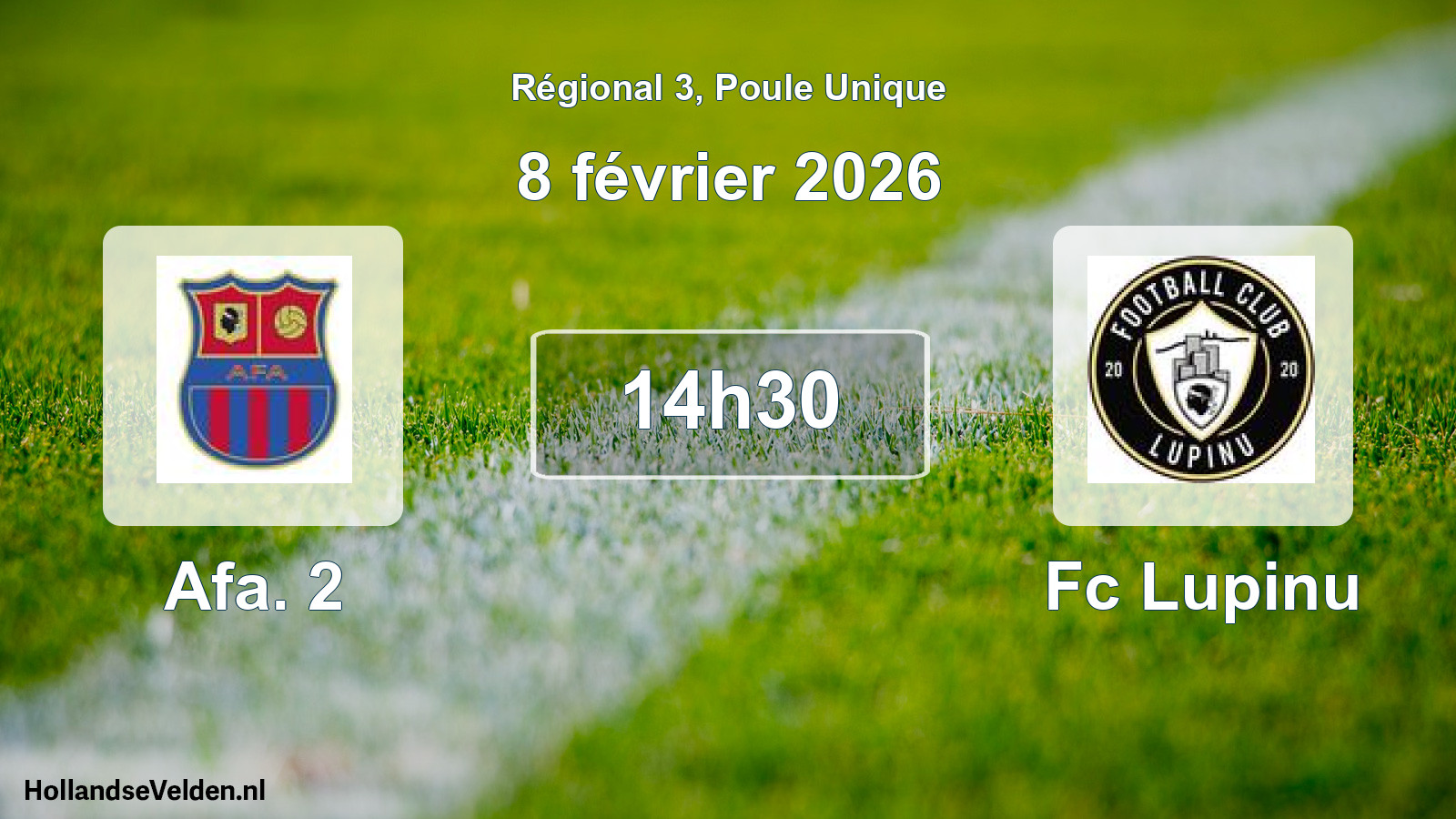 Scheduled Match: Afa. 2 - Fc Lupinu (8 February 2026)