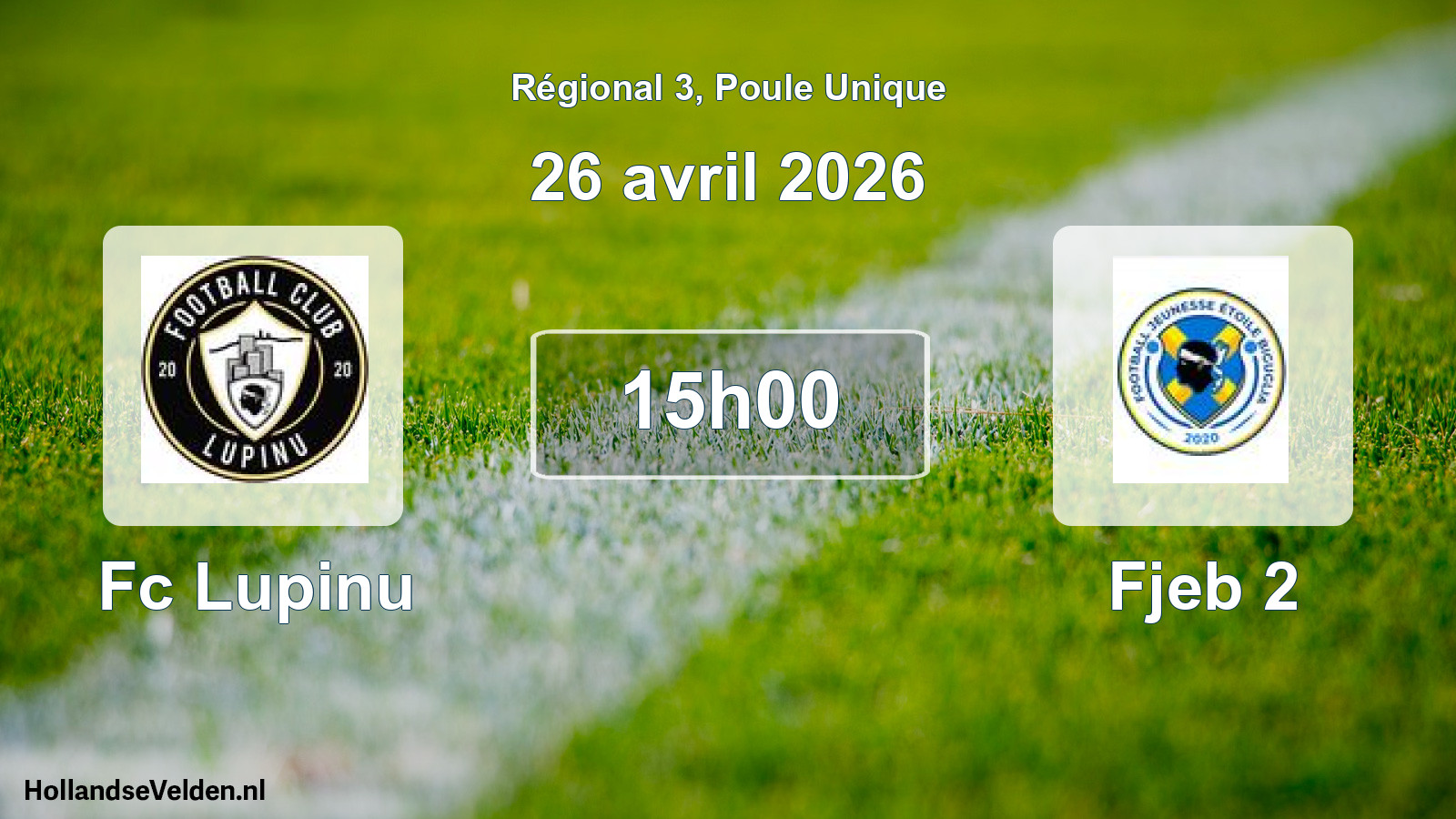 Scheduled Match: Fc Lupinu - Fjeb 2 (26 April 2026)