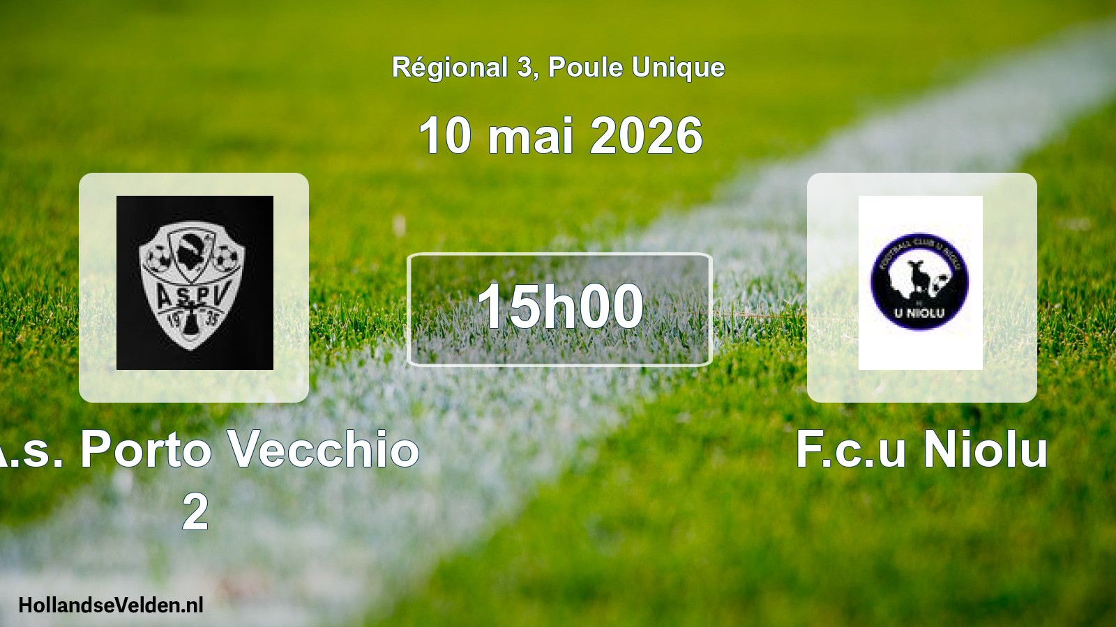 Scheduled Match: A.s. Porto Vecchio 2 - F.c.u Niolu (10 May 2026)
