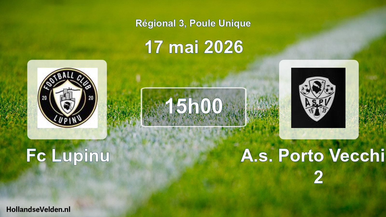 Scheduled Match: Fc Lupinu - A.s. Porto Vecchio 2 (17 May 2026)