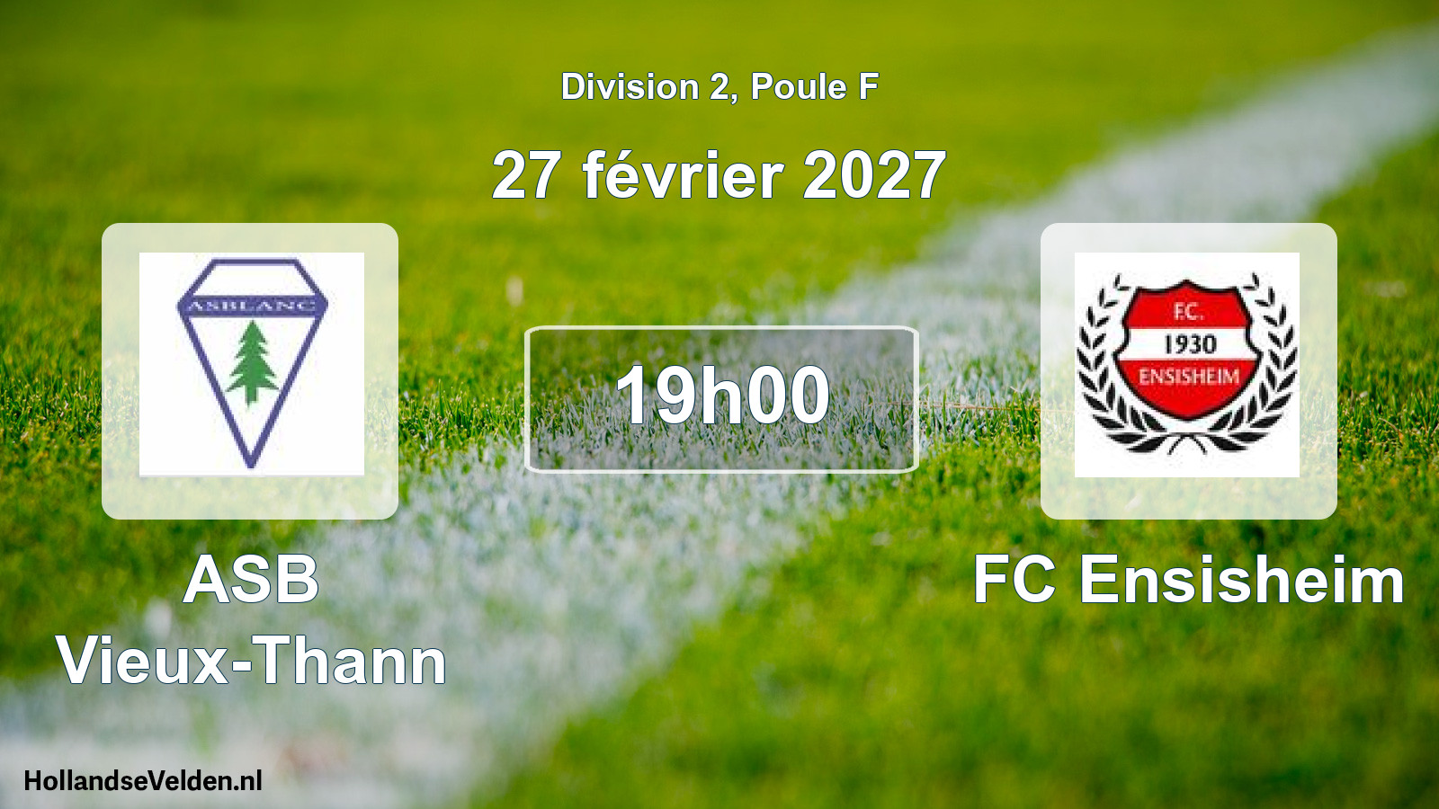 Scheduled Match: ASB Vieux-Thann - FC Ensisheim (27 February 2027)