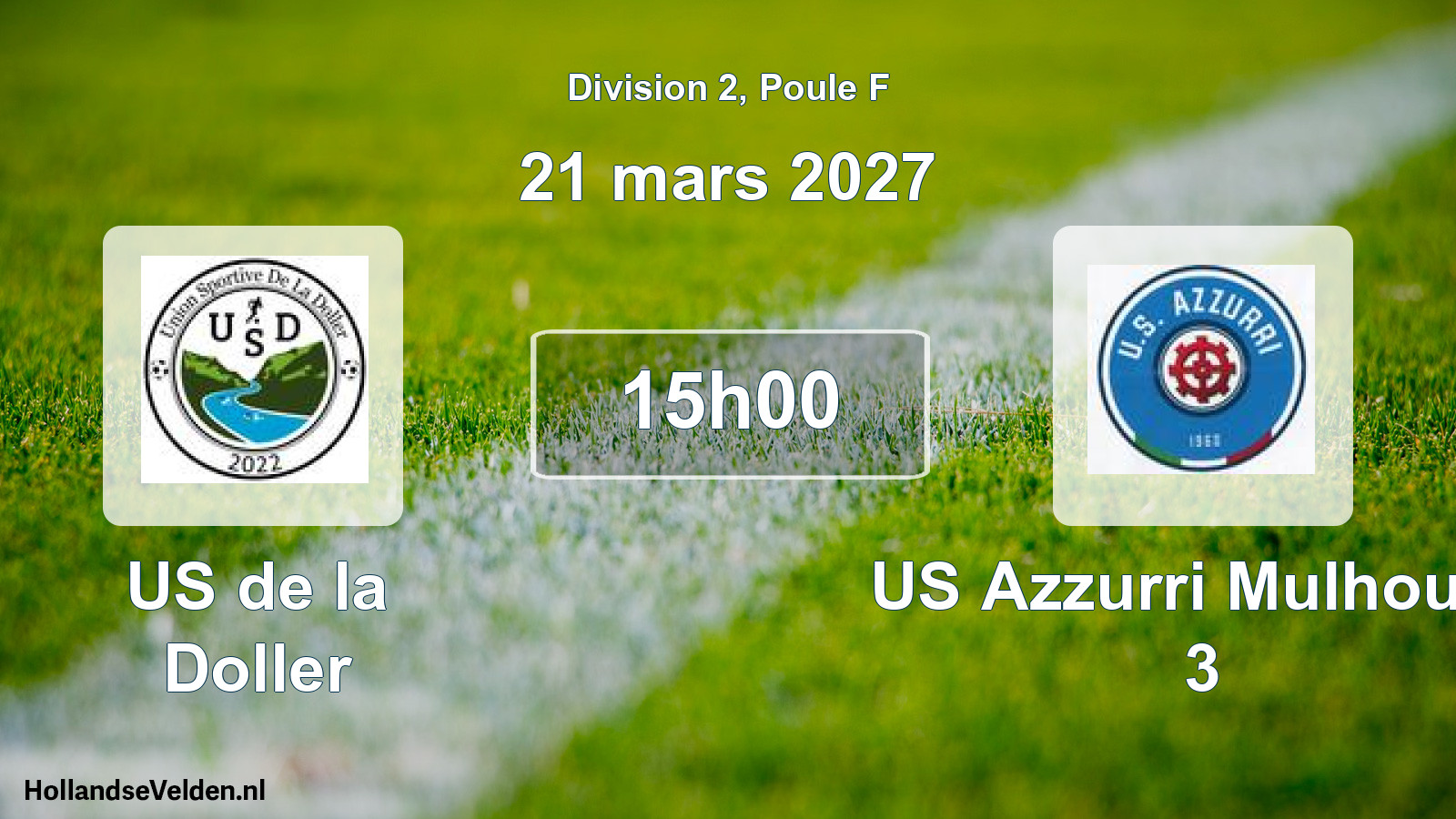 Geplande wedstrijd: US de la Doller - US Azzurri Mulhouse 3 (21 maart 2027)