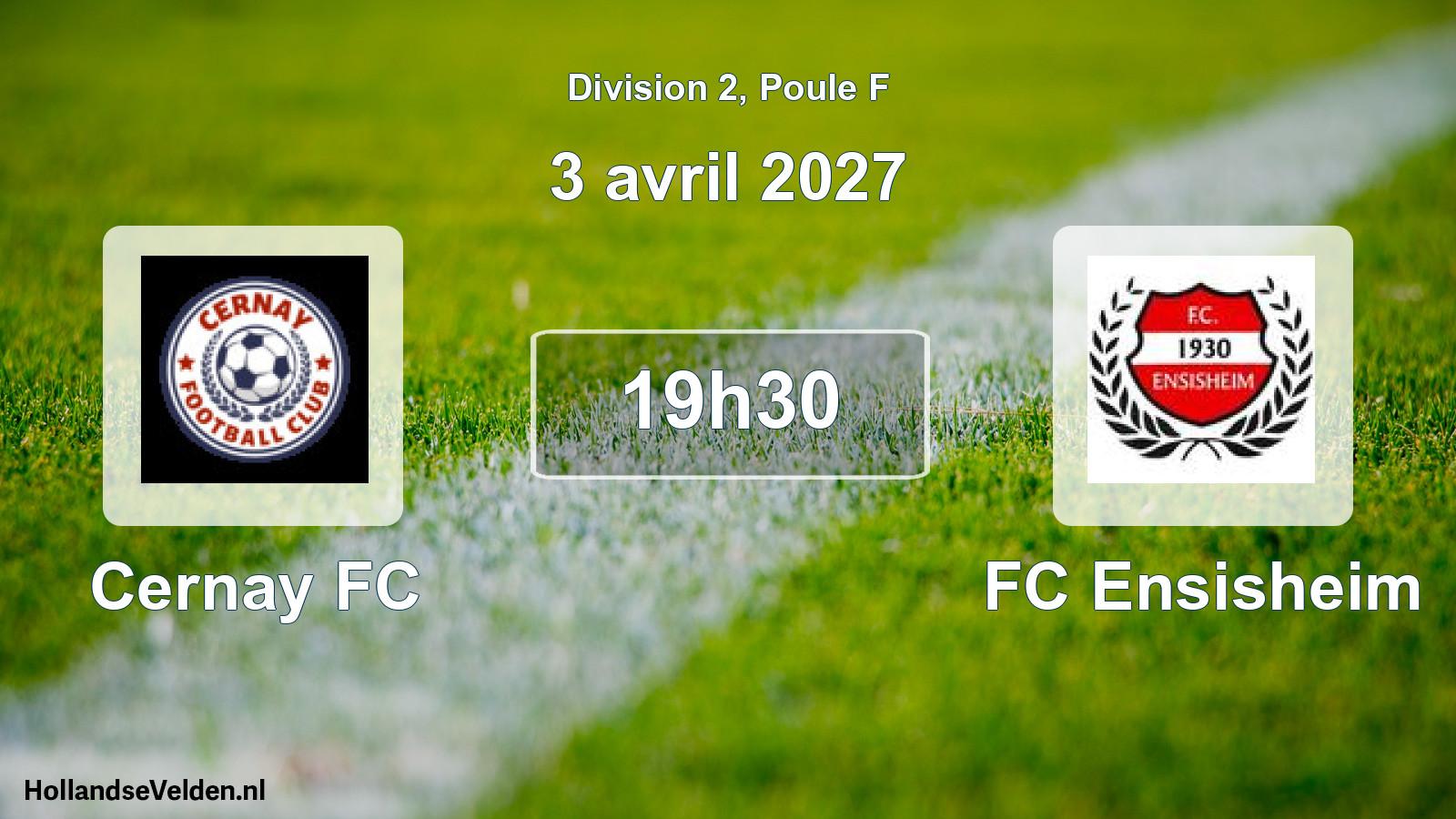 Scheduled Match: Cernay FC - FC Ensisheim (3 April 2027)