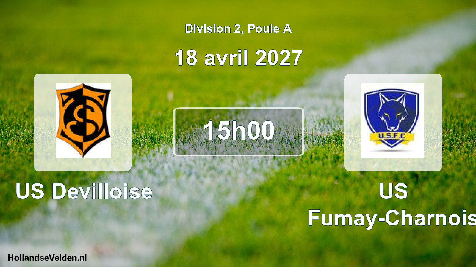 Match programmé: US Devilloise - US Fumay-Charnois (18 avril 2027)