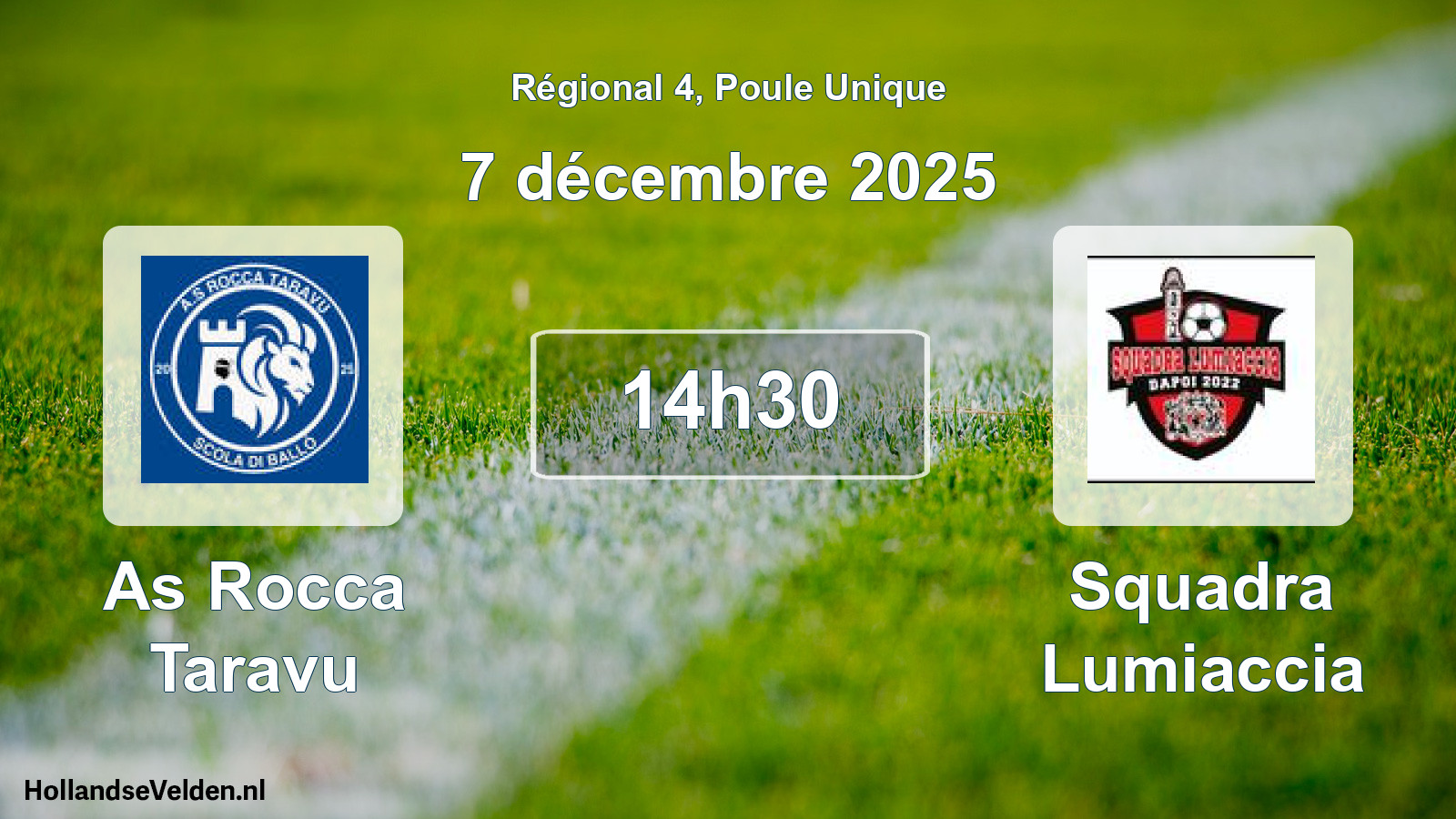 Scheduled Match: As Rocca Taravu - Squadra Lumiaccia (7 December 2025)