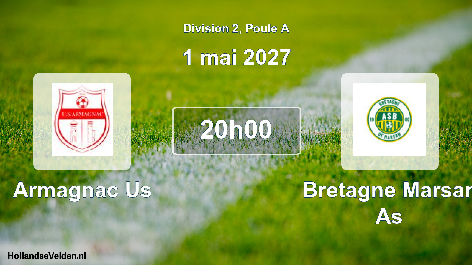 Scheduled Match: Armagnac Us - Bretagne Marsan As (1 May 2027)