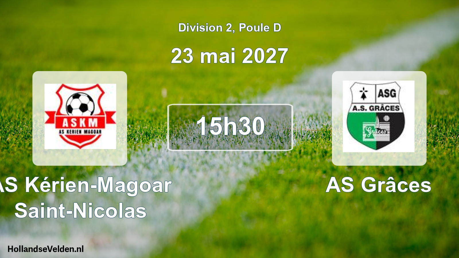 Scheduled Match: AS Kérien-Magoar Saint-Nicolas - AS Grâces (23 May 2027)