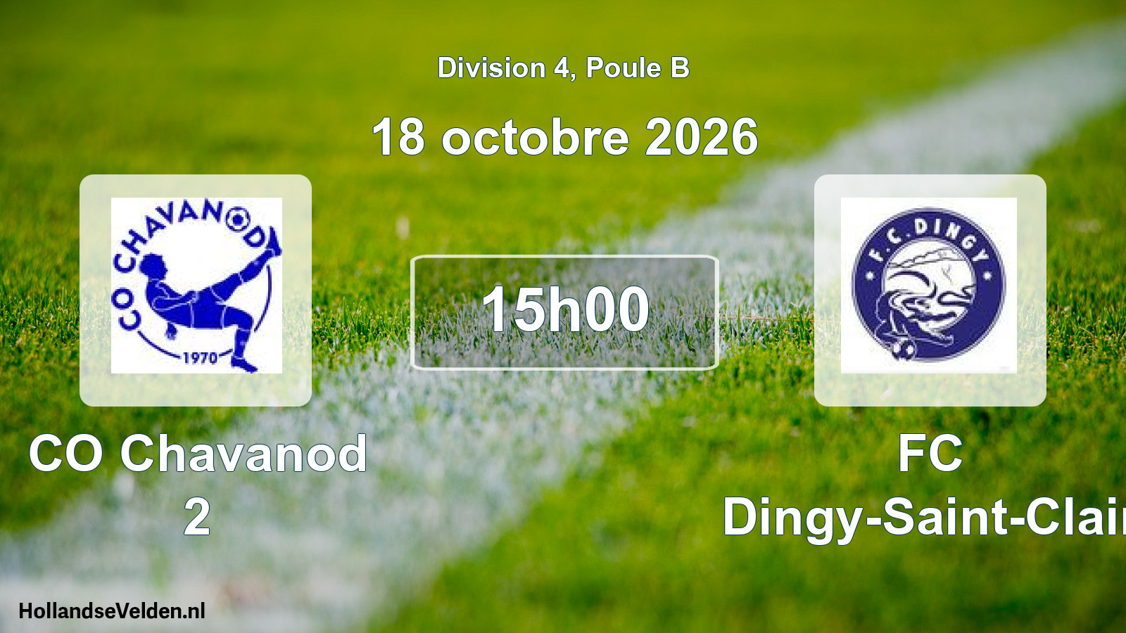 Scheduled Match: CO Chavanod 2 - FC Dingy-Saint-Clair (18 October 2026)