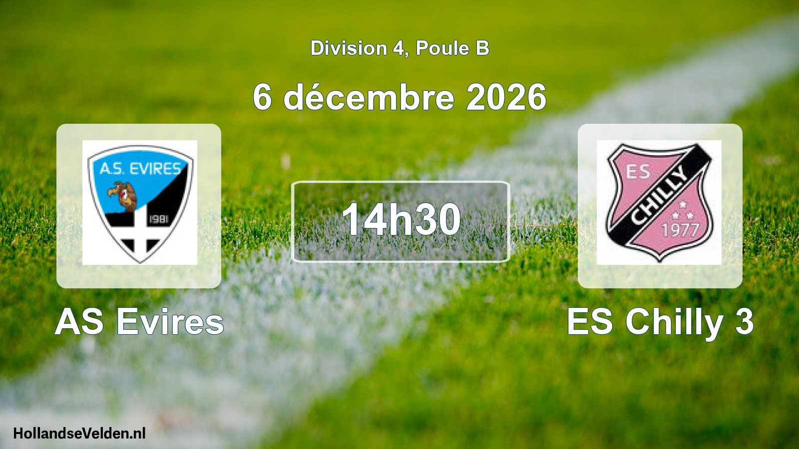 Scheduled Match: AS Evires - ES Chilly 3 (6 December 2026)