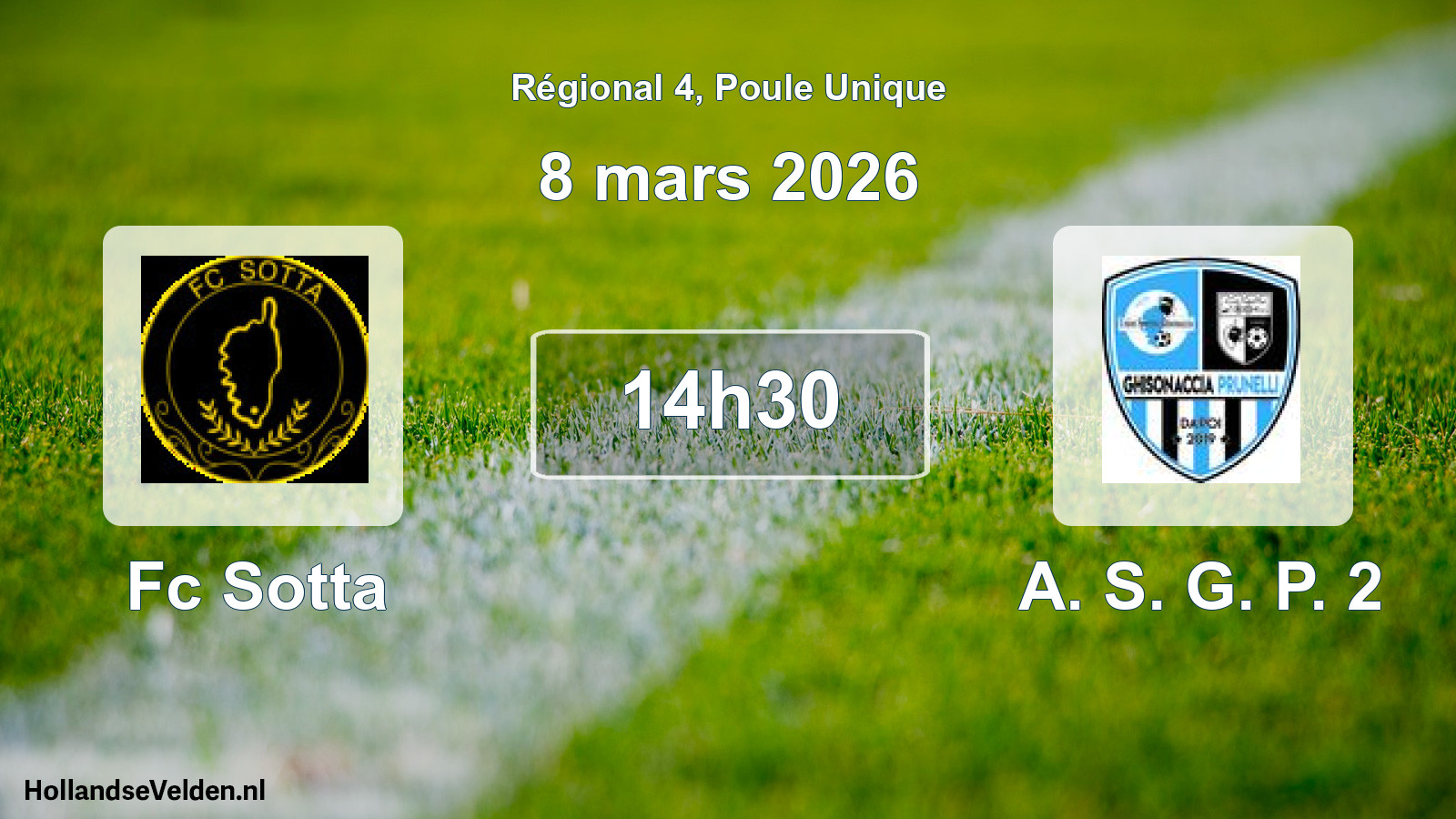 Scheduled Match: Fc Sotta - A. S. G. P. 2 (8 March 2026)