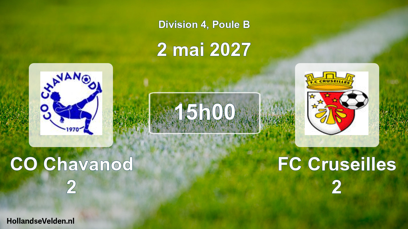 Scheduled Match: CO Chavanod 2 - FC Cruseilles 2 (2 May 2027)