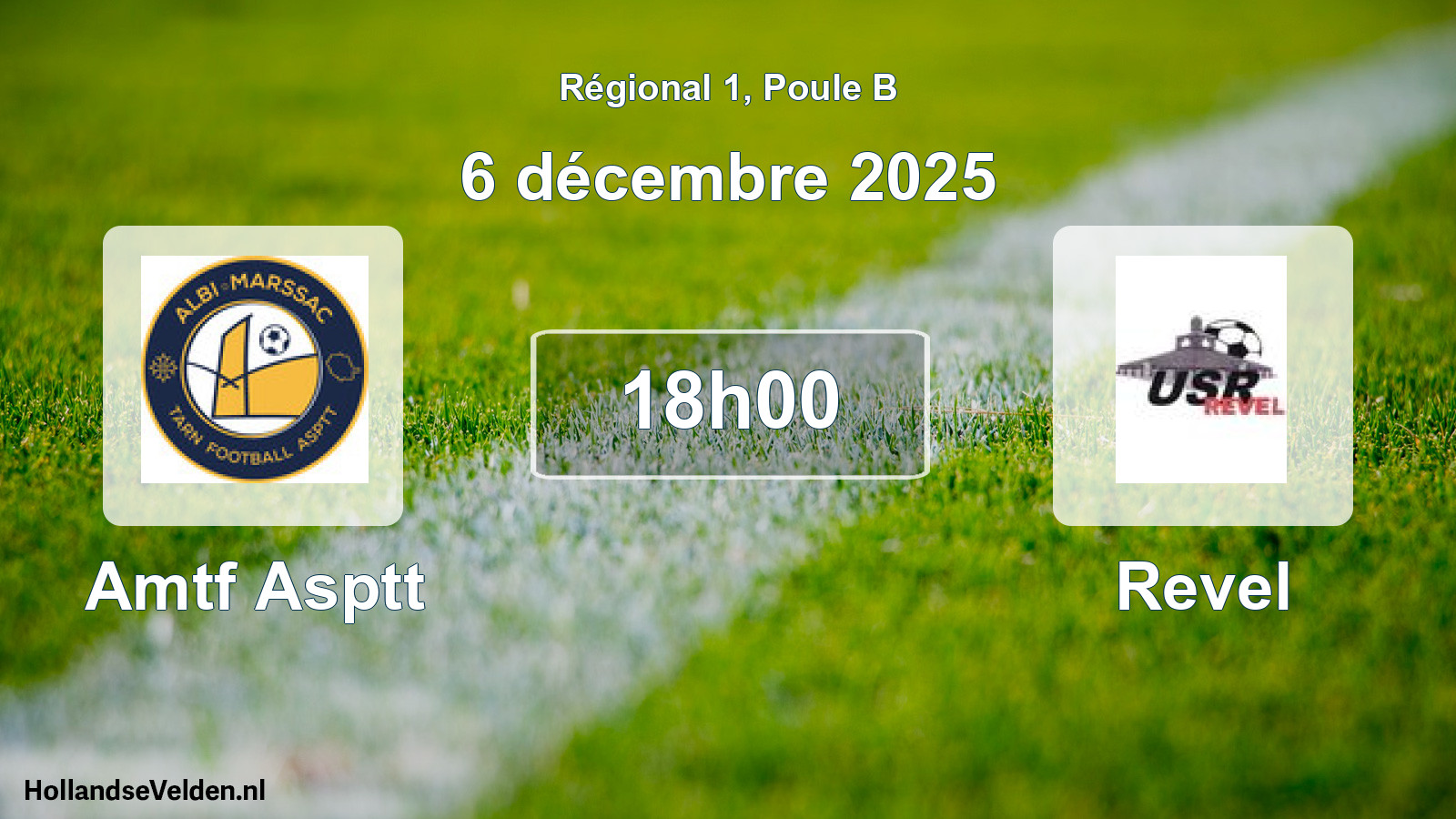 Scheduled Match: Amtf Asptt - Revel (6 December 2025)