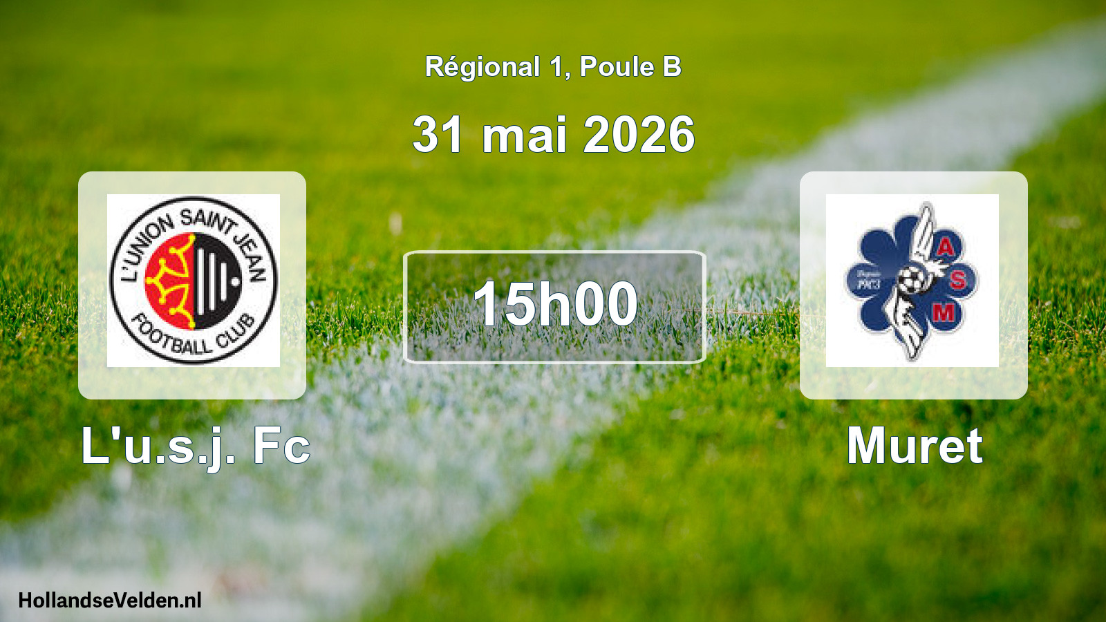 Scheduled Match: L'u.s.j. Fc - Muret (31 May 2026)