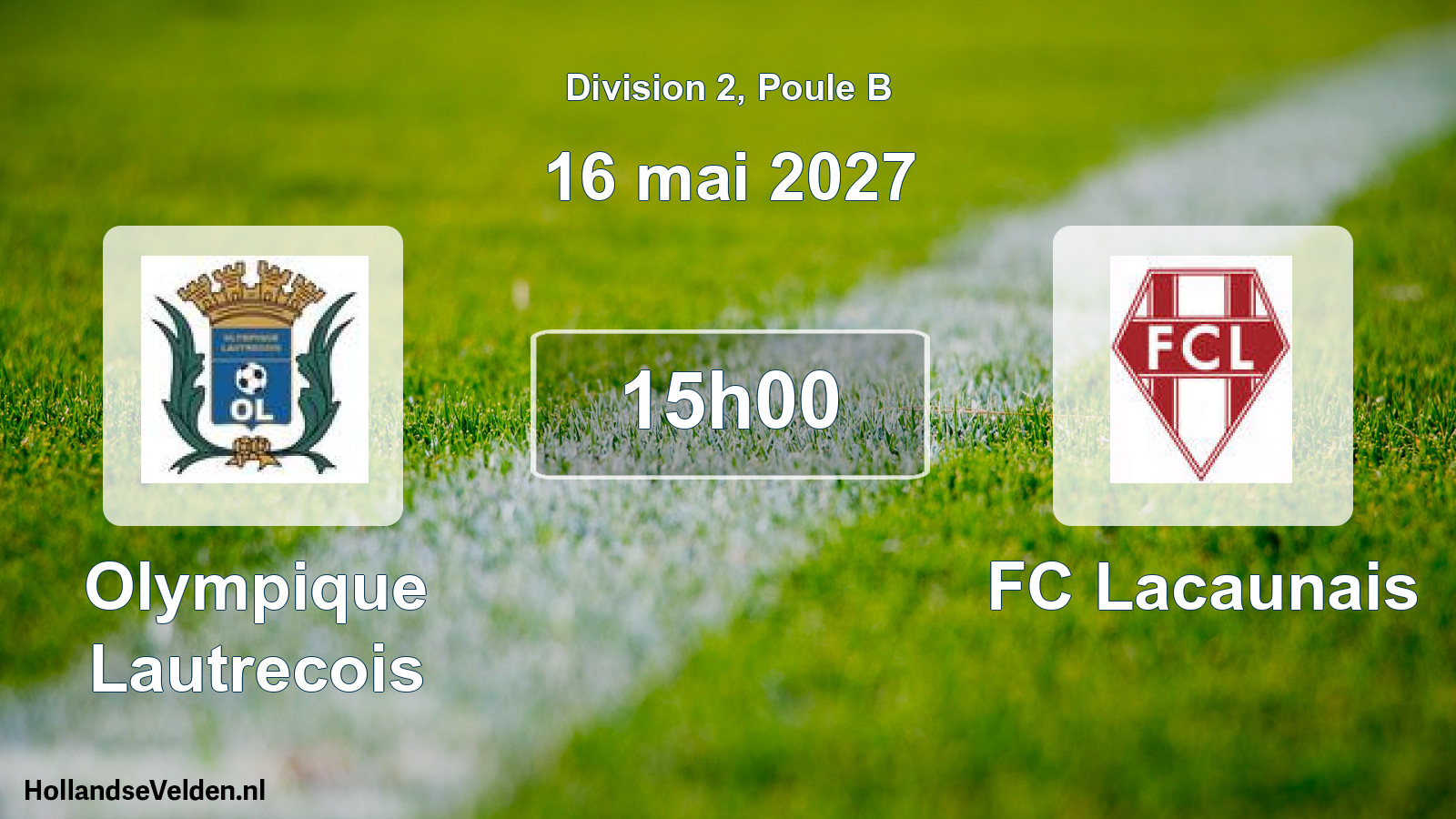 Match programmé: Olympique Lautrecois - FC Lacaunais (16 mai 2027)