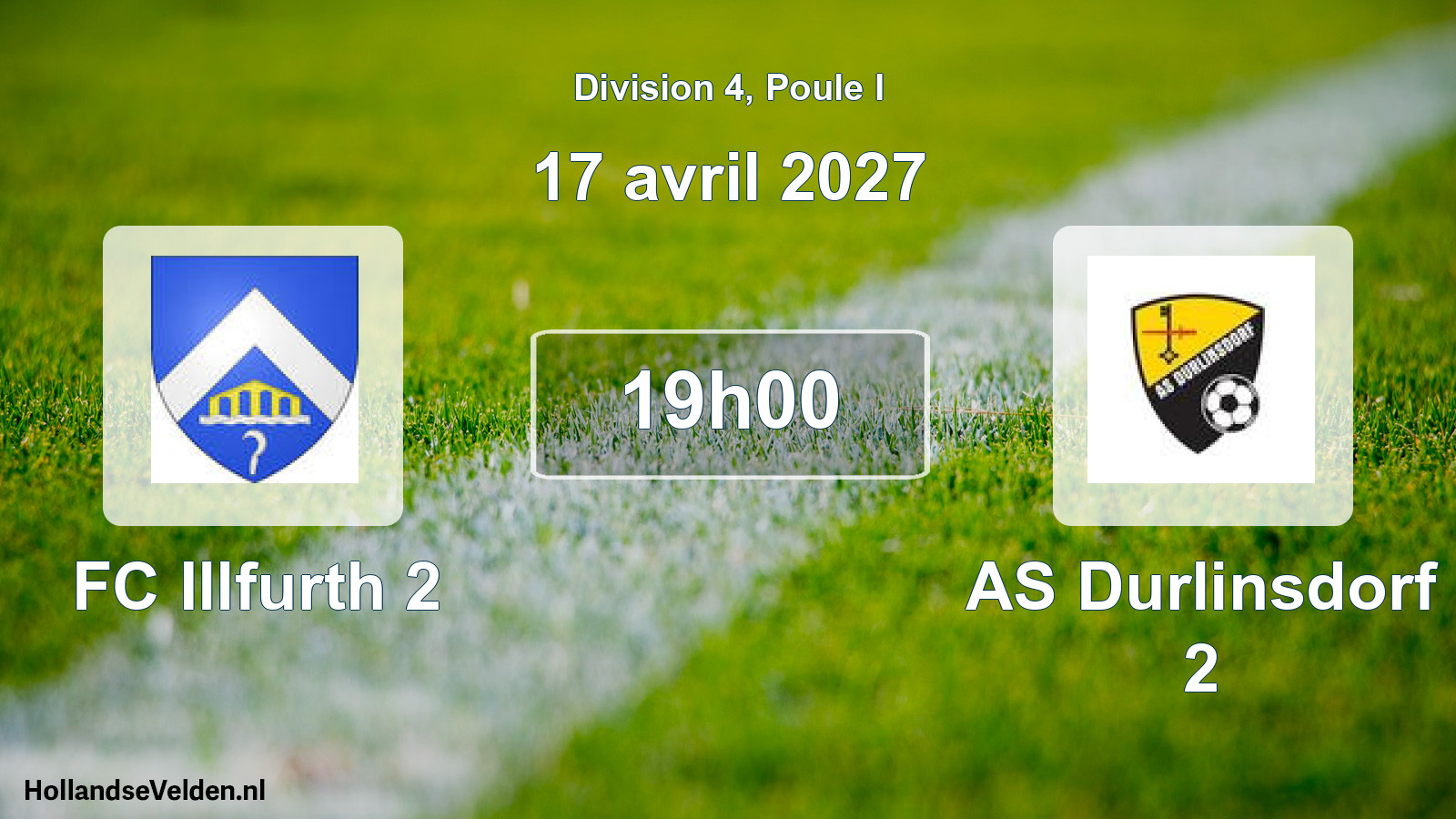 Scheduled Match: FC Illfurth 2 - AS Durlinsdorf 2 (17 April 2027)